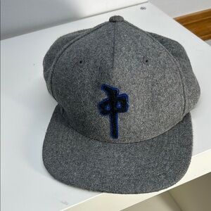 RDS Gray and Black Snapback Hat with Structured Crown